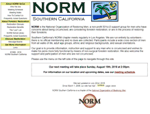 Tablet Screenshot of norm-socal.org